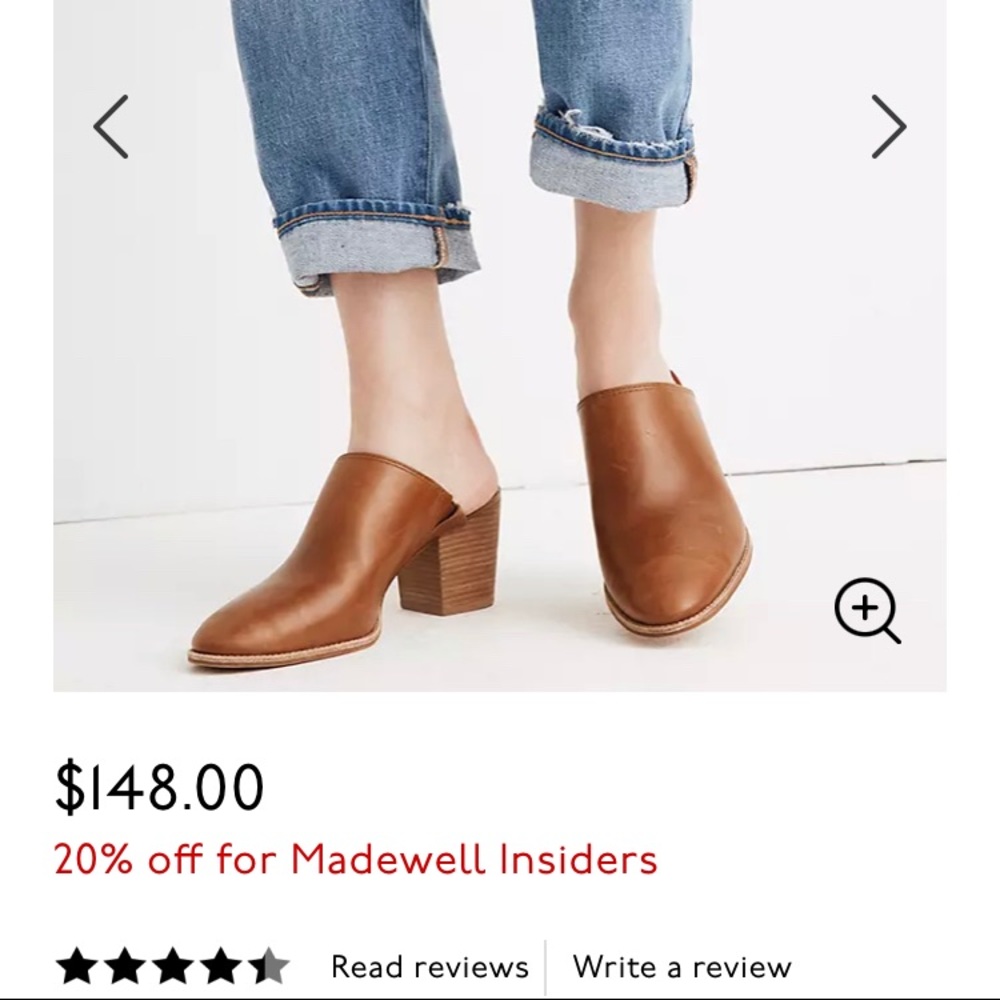 Madewell Harper Heeled Mule